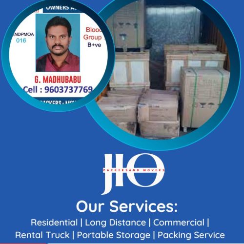 JIO Packers and Movers Provide Hassle-Free Relocation Services in Poranki, Vijayawada